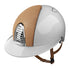 White KEP Italia riding helmet with Python insert