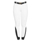 White show breeches with knee grip