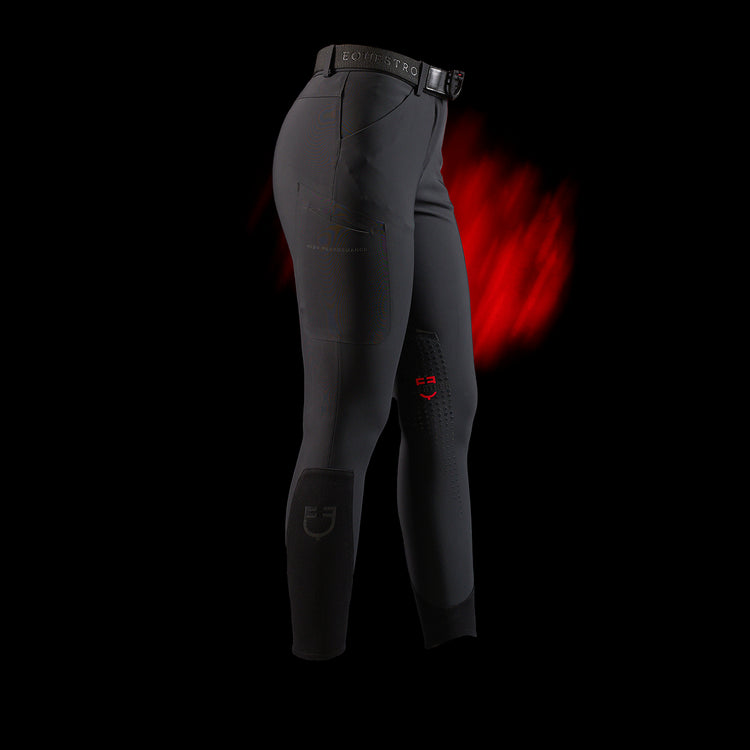 Lightweight knee grip breeches for women