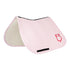 Light pink jumping saddle blanket