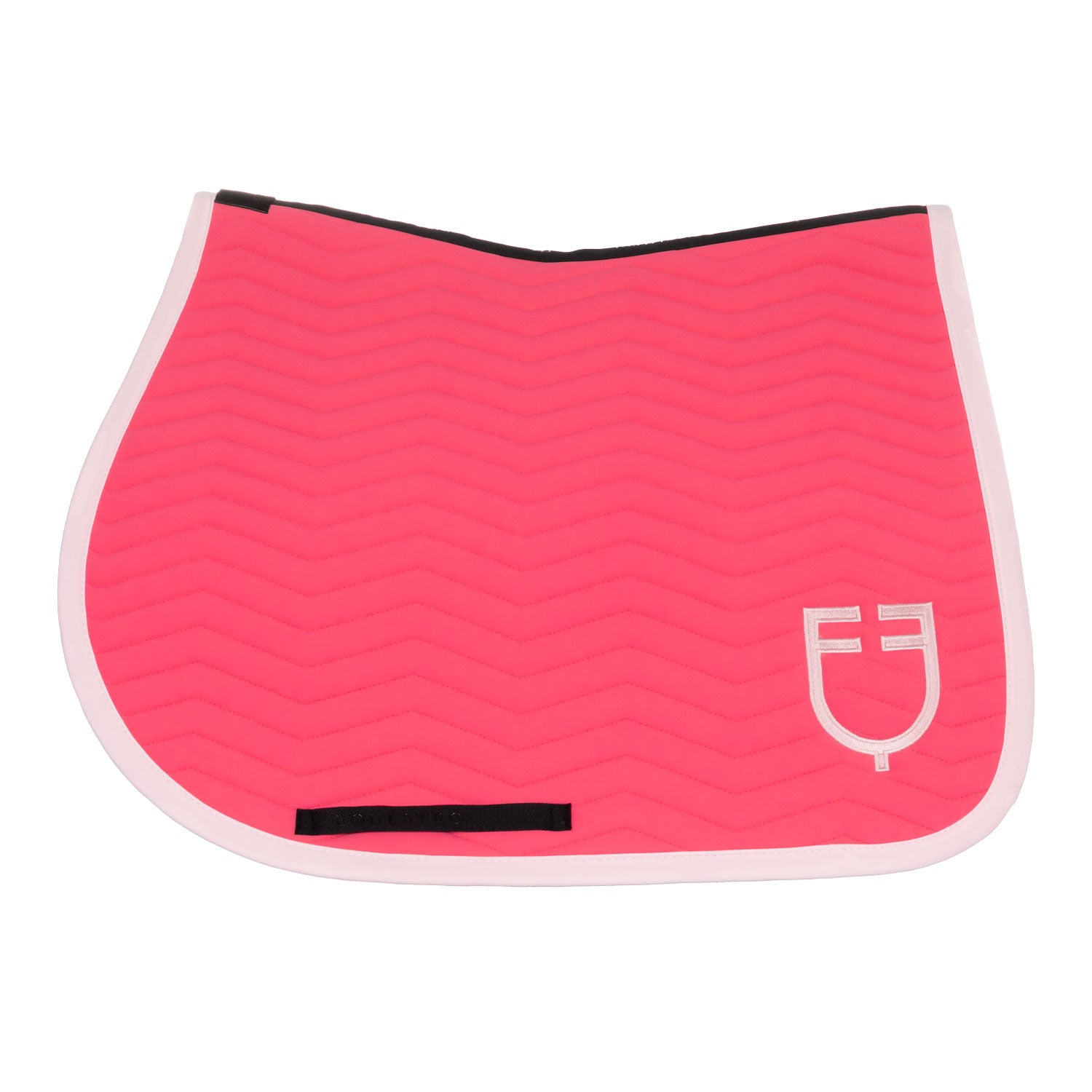 Pink jumping saddle pad