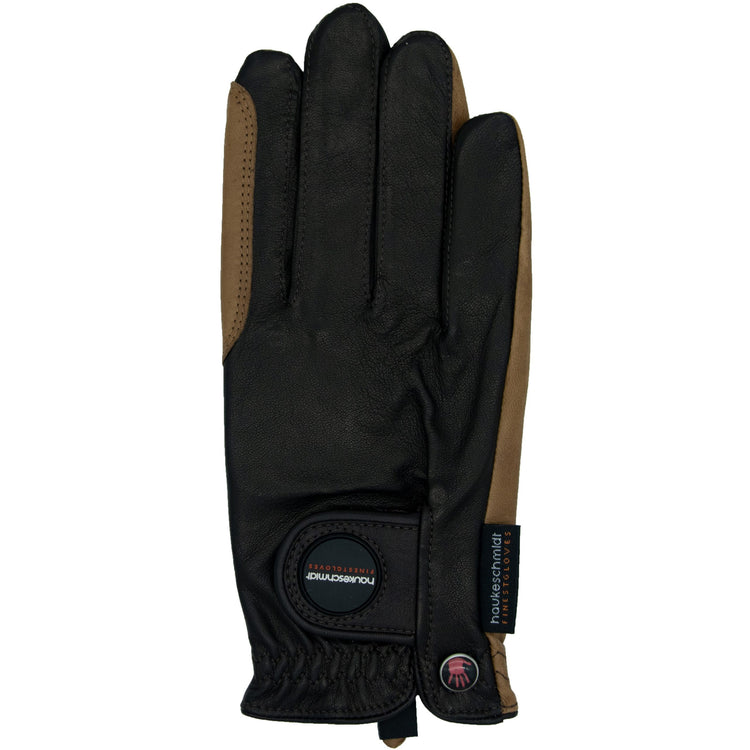 Leather winter horse riding gloves