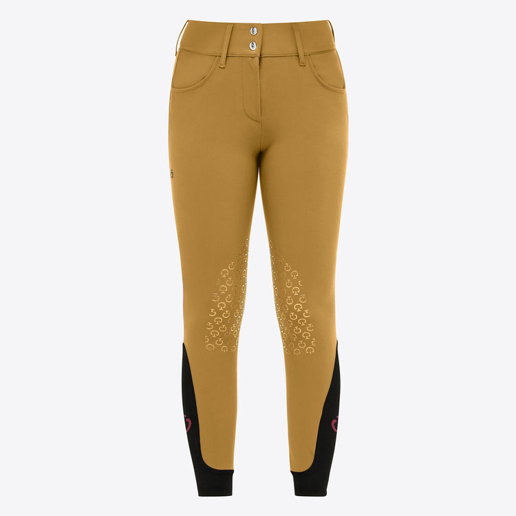 High waist women riding breeches with knee grip