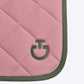 Pink and green cavalleria toscana saddle pad