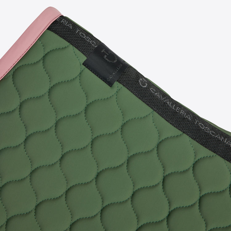 CT Green jumping saddle pad