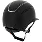 Adjustable horse riding helmet with wide visor