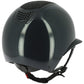 Blue equestrian helmet with mips