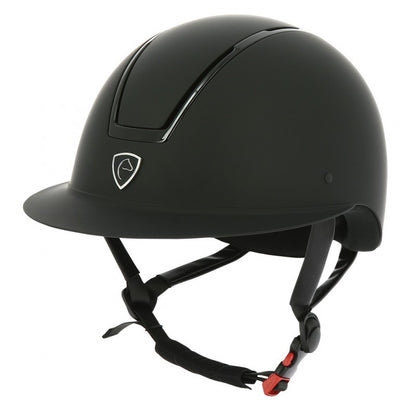 Horse riding helmet for dressage