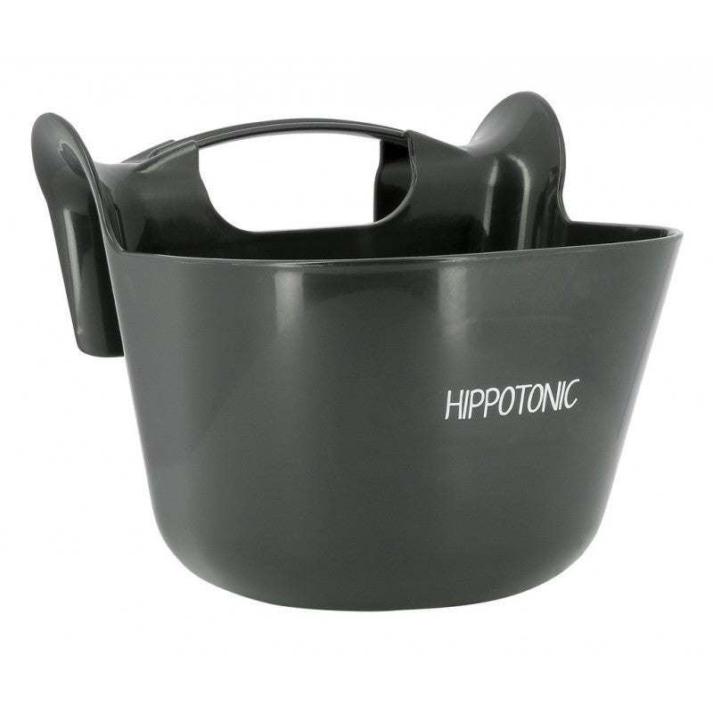 Hanging feed bucket for horses 
