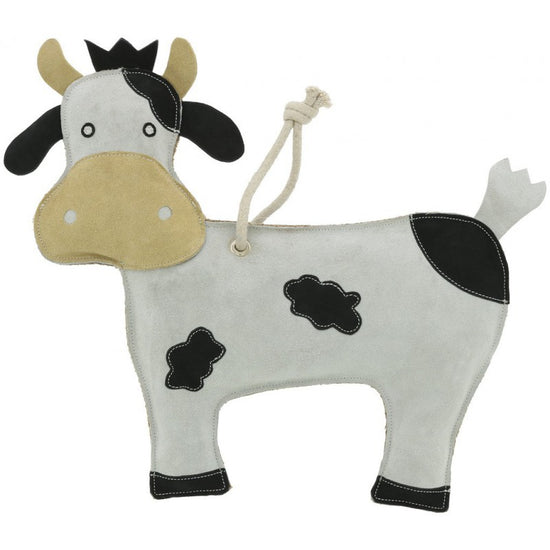 Cow shaped toy for horses