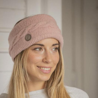 Pink equestrian headband