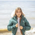 Green equestrian winter jacket