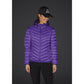 Purple puffer jacket women