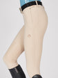 Coblenza Side Zip High Waist Breeches with Knee Grip