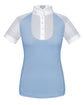 Light blue competition shirt for women with buttons