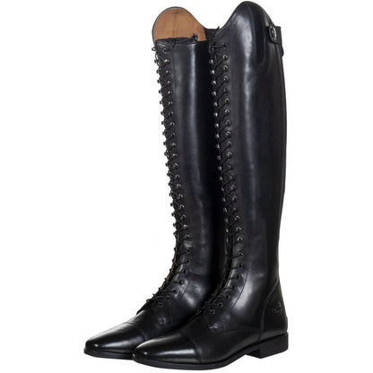 Inexpensive fully laced riding boots