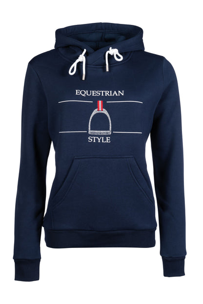 Hoodie Equine Sports Style Deep Blue