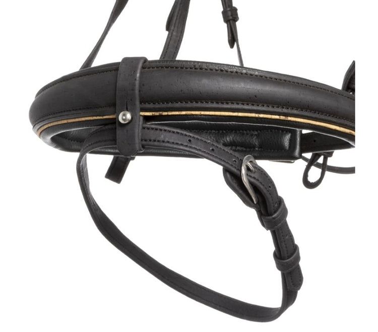 Bridle made from vegan leather