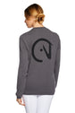 grey sweater for equestrians