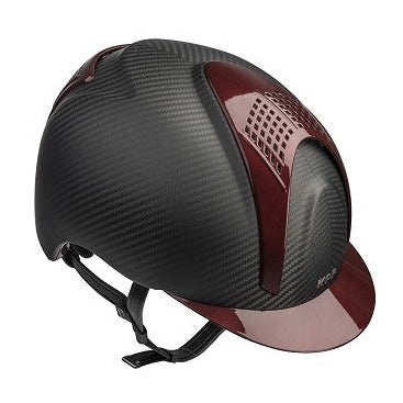 Kep Italia E-Light Black Matt helmet with bordeaux 