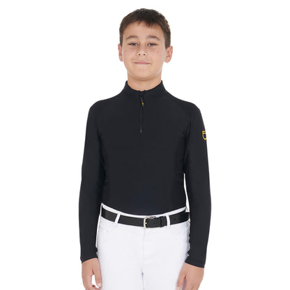 BOYS TRAINING BASE LAYER IN TECHNICAL FABRIC