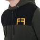 Herren zweifarbiger Kapuzenpullover 