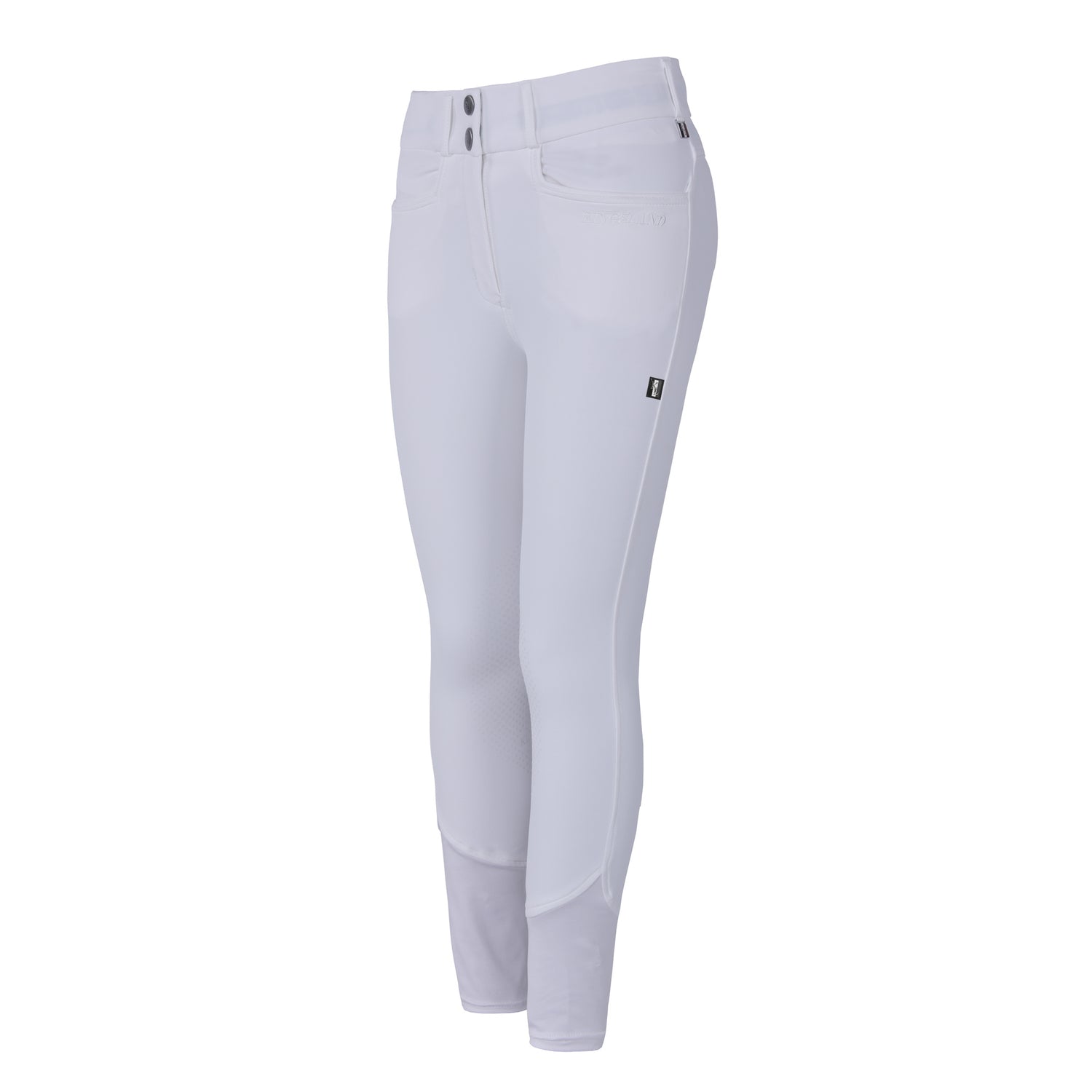 Kingsland White Competition Breeches with knee grip