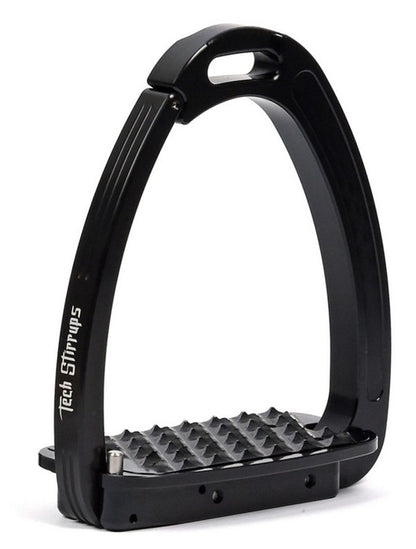 Black safety stirrups